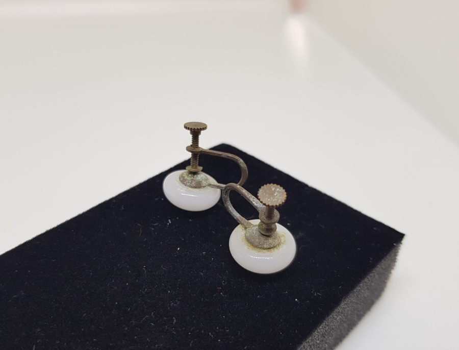 OSMANLI DÖNEMİ OPAL TAŞLI ÖZEL YAPIM KÜPE