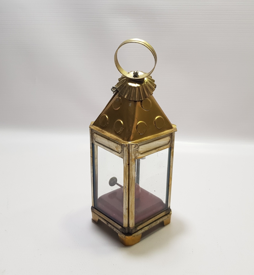 ÇİL KONDİSYONDA EL YAPIMI ANTİKA GAZ LAMBASI - İDARE LAMBASI