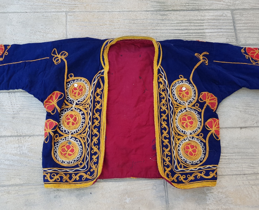 OSMANLI DÖNEMİ ÇİL KONDİSYONDA GELİN CEPKENİ