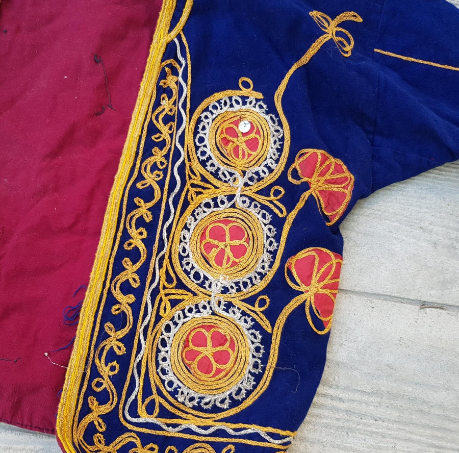 OSMANLI DÖNEMİ ÇİL KONDİSYONDA GELİN CEPKENİ