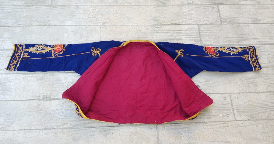 OSMANLI DÖNEMİ ÇİL KONDİSYONDA GELİN CEPKENİ