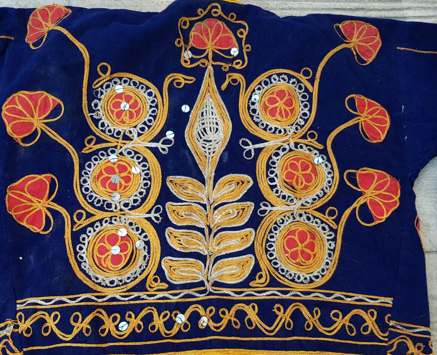 OSMANLI DÖNEMİ ÇİL KONDİSYONDA GELİN CEPKENİ