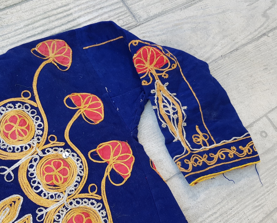 OSMANLI DÖNEMİ ÇİL KONDİSYONDA GELİN CEPKENİ