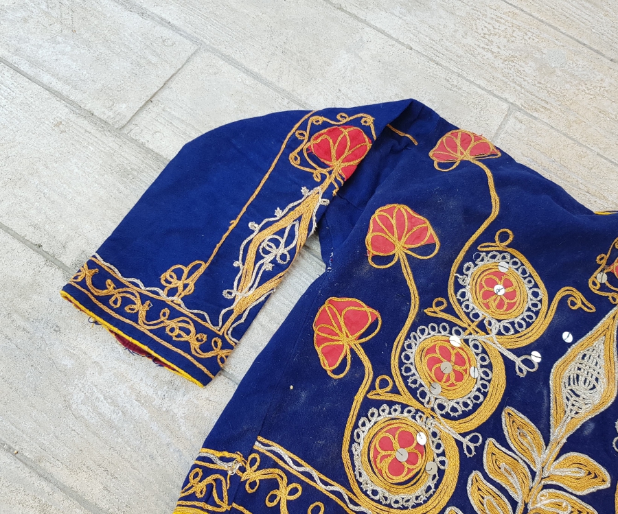 OSMANLI DÖNEMİ ÇİL KONDİSYONDA GELİN CEPKENİ