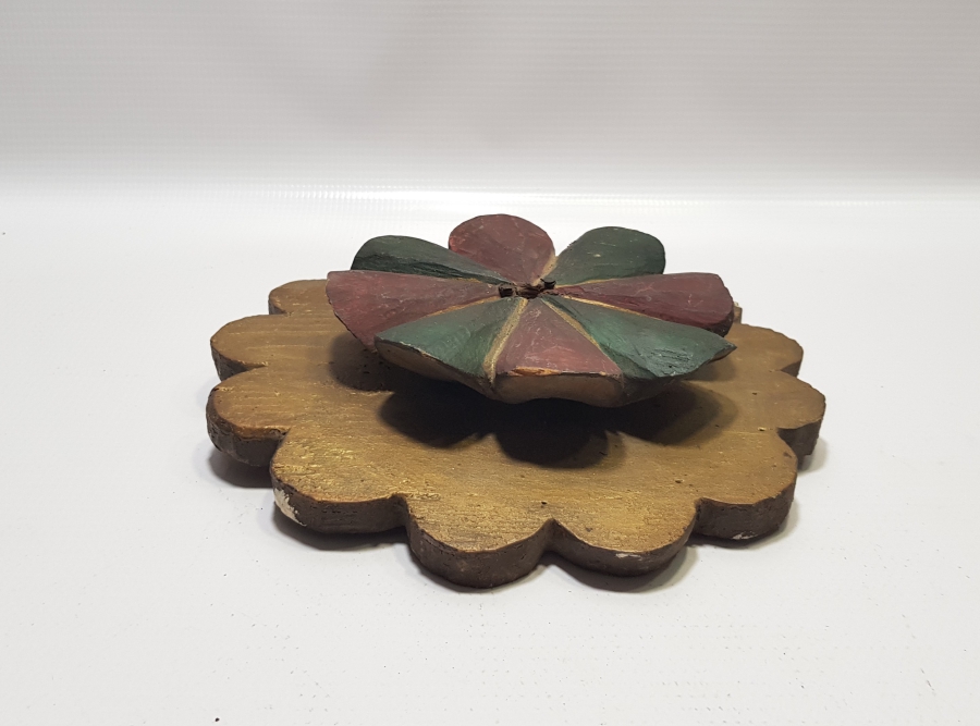 OSMANLI DÖNEMİ ALTIN VARAKLI ÇOK NADİR EDİRNEKARİ TAVAN GÖBEĞİ