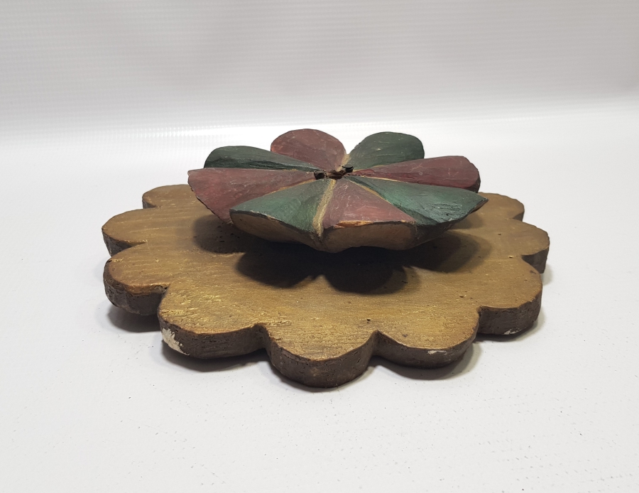 OSMANLI DÖNEMİ ALTIN VARAKLI ÇOK NADİR EDİRNEKARİ TAVAN GÖBEĞİ