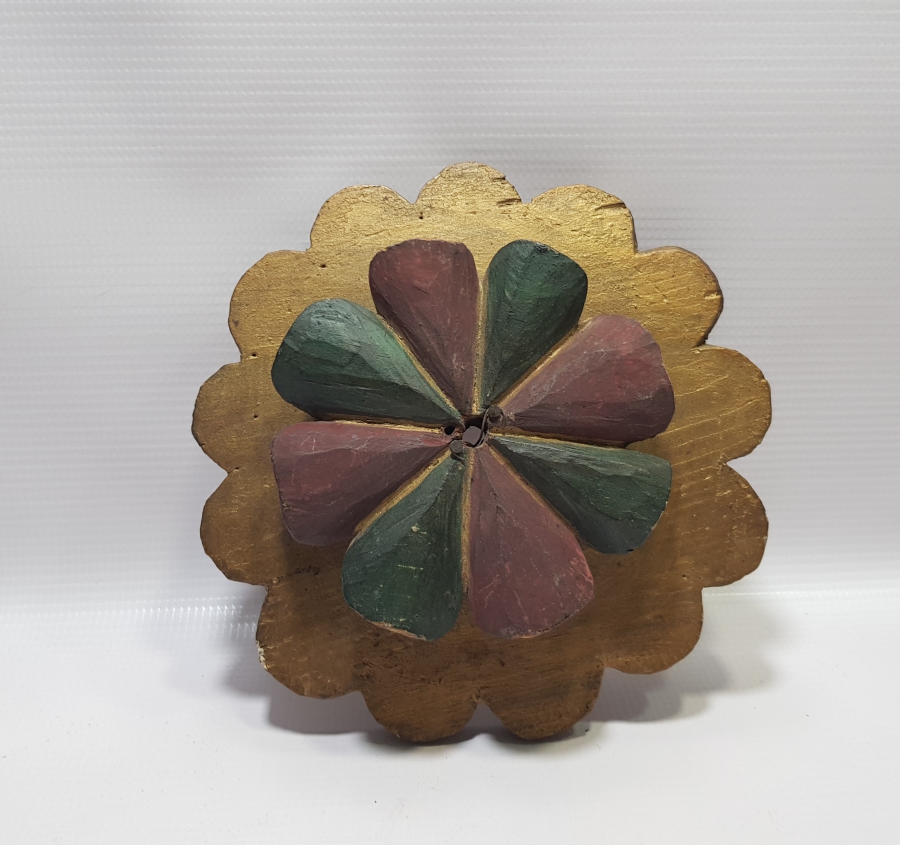 OSMANLI DÖNEMİ ALTIN VARAKLI ÇOK NADİR EDİRNEKARİ TAVAN GÖBEĞİ