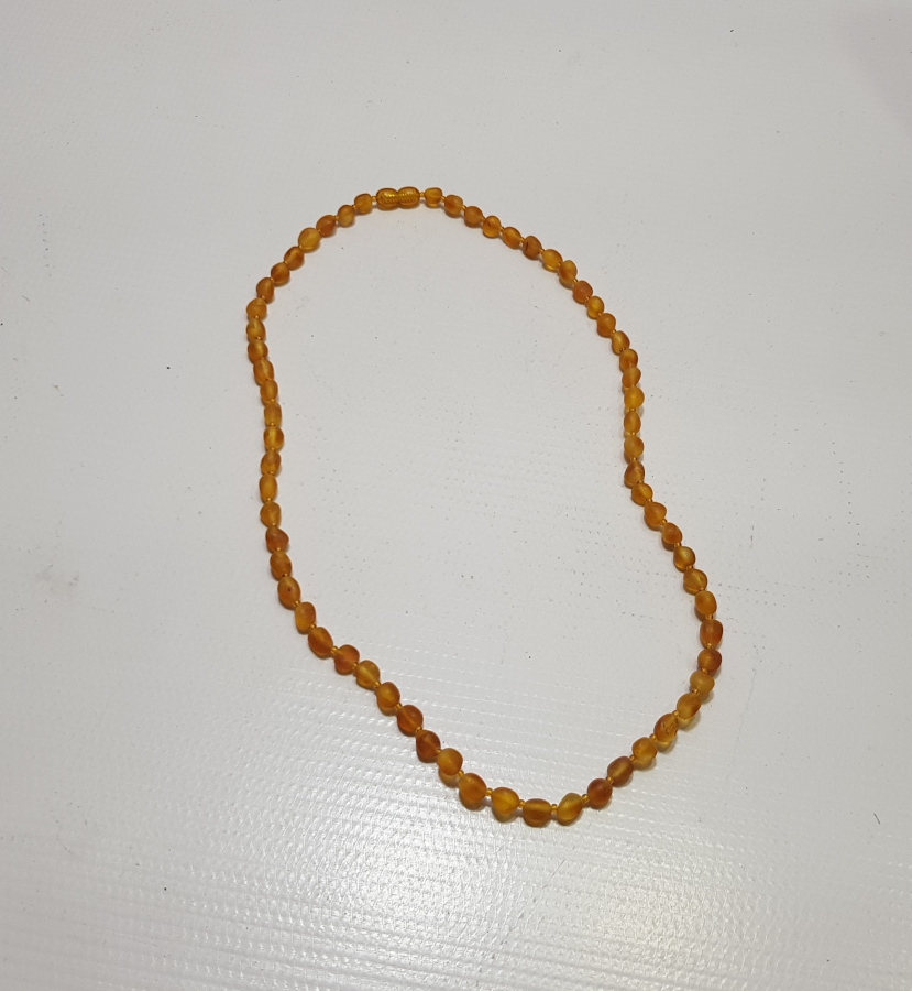 ÖZEL YAPIM ANTİKA DAMLA KEHRİBAR GERDANLIK