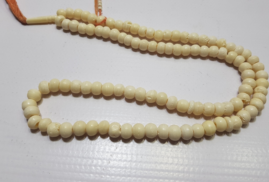 OSMANLI DÖNEMİ ORİJİNAL İPLERİYLE GALALİT NAMAZ TESPİHİ - ZİKİR TESPİHİ