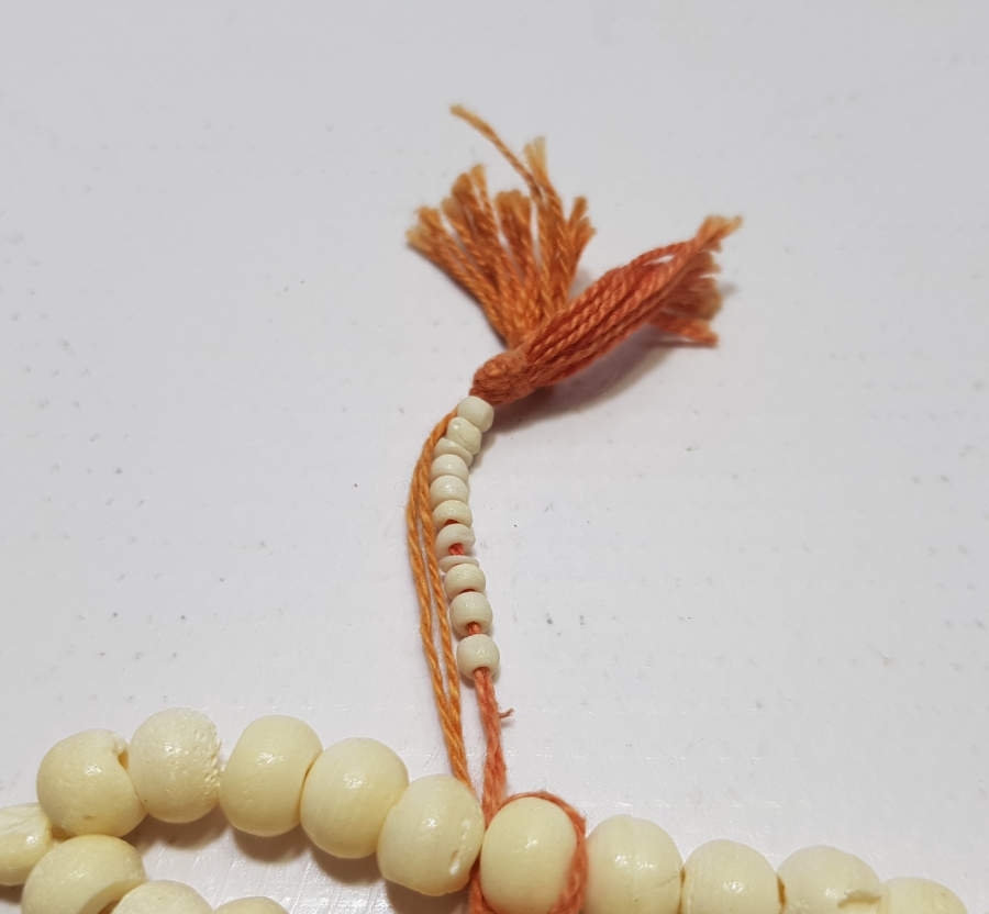 OSMANLI DÖNEMİ ORİJİNAL İPLERİYLE GALALİT NAMAZ TESPİHİ - ZİKİR TESPİHİ