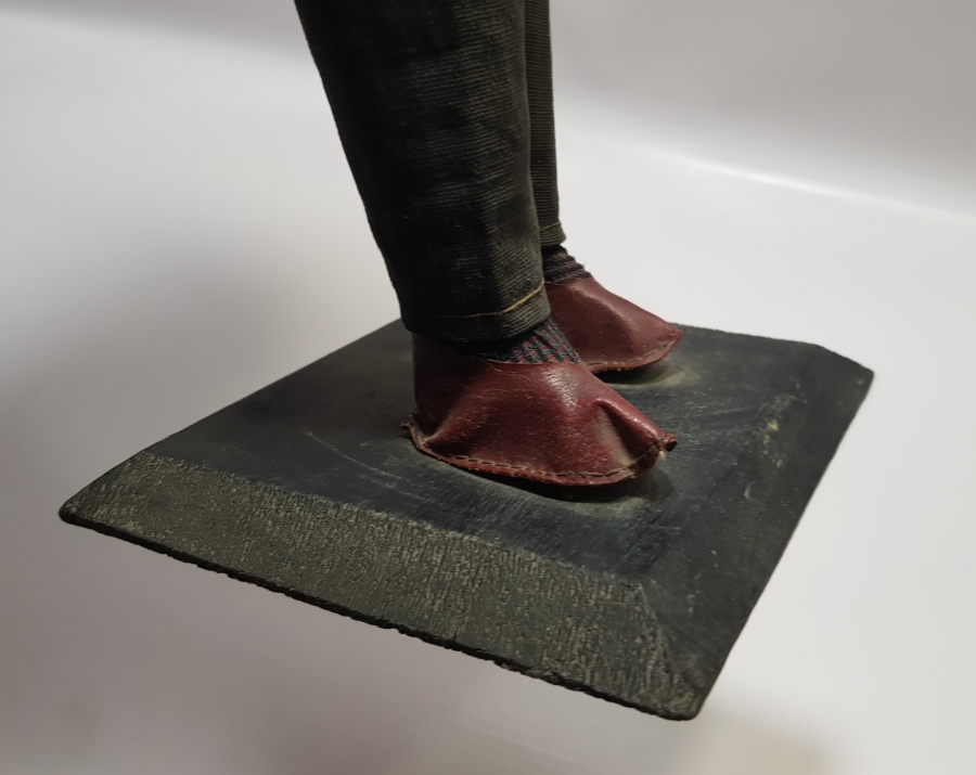 OSMANLI DÖNEMİ BALMUMU VE ORİJİNAL SAKAL İLE YAPILMIŞ DERVİŞ FİGÜRÜ