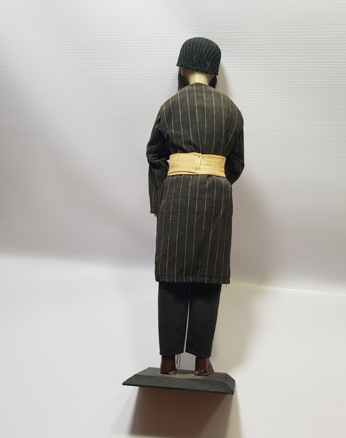 OSMANLI DÖNEMİ BALMUMU VE ORİJİNAL SAKAL İLE YAPILMIŞ DERVİŞ FİGÜRÜ