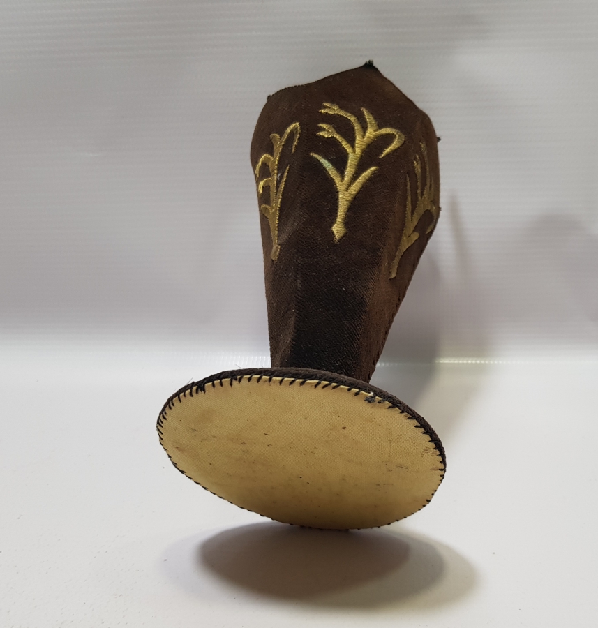 OSMANLI DÖNEMİ SIRMA İŞÇİLİKLİ EL YAPIMI ÇOK NADİR İĞNE OYA VAZOSU