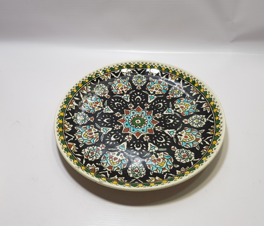 ÖZEL YAPIM ANTİKA BÜYÜK BOY KÜTAHYA DUVAR TABAĞI