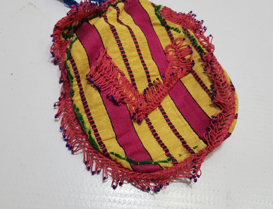 OSMANLI DÖNEMİ EL YAPIMI İPEK KESE