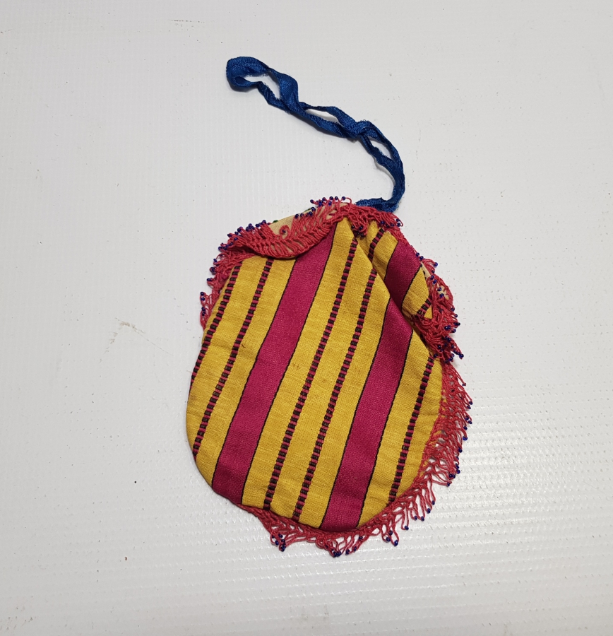 OSMANLI DÖNEMİ EL YAPIMI İPEK KESE