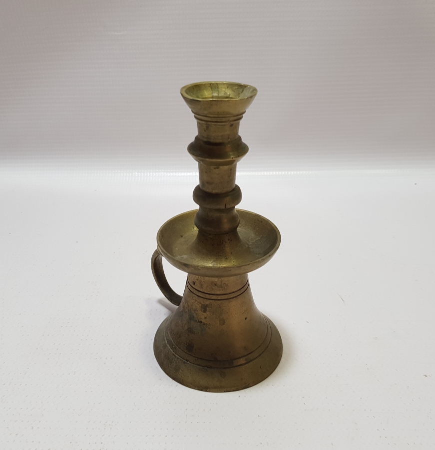 OSMANLI DÖNEMİ HAVAN ŞAMDAN FORMUNDA TUTMAÇLI HATTAT ŞAMDANI