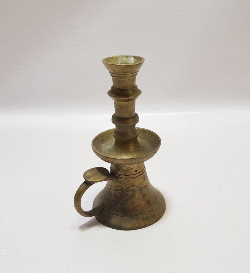 OSMANLI DÖNEMİ HAVAN ŞAMDAN FORMUNDA TUTMAÇLI HATTAT ŞAMDANI