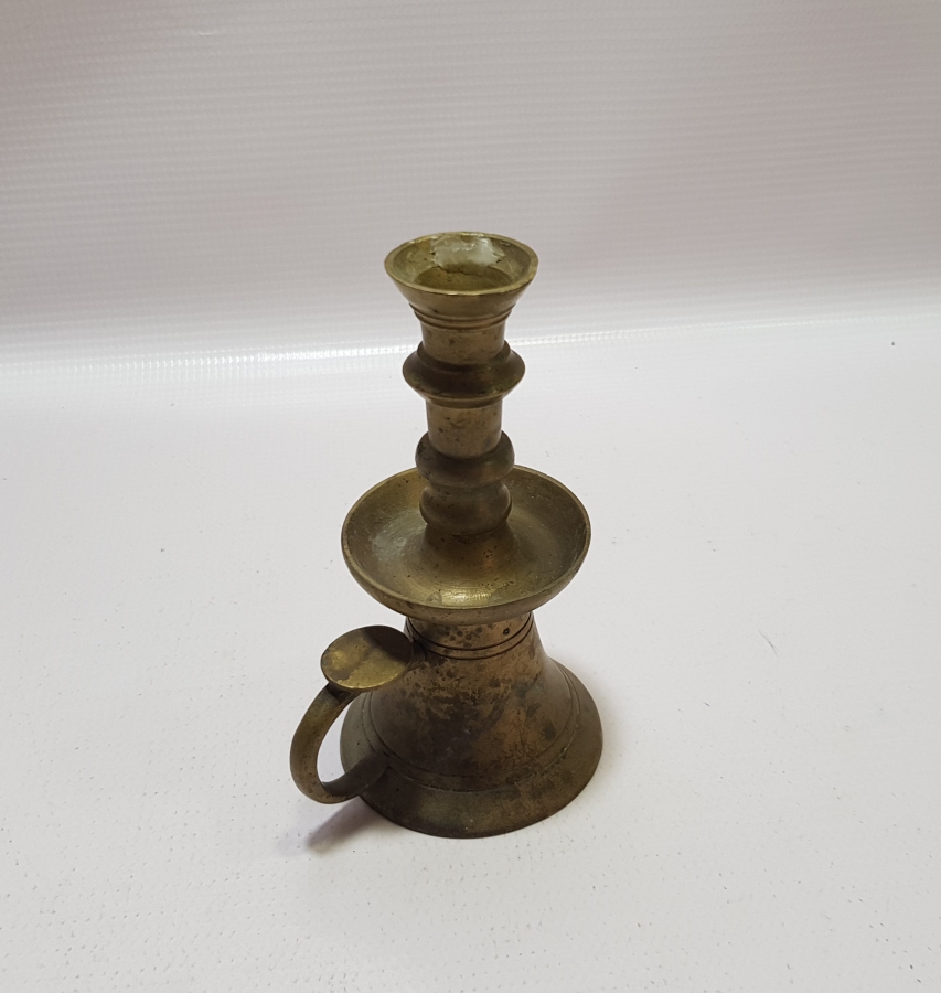 OSMANLI DÖNEMİ HAVAN ŞAMDAN FORMUNDA TUTMAÇLI HATTAT ŞAMDANI