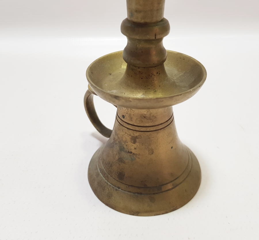 OSMANLI DÖNEMİ HAVAN ŞAMDAN FORMUNDA TUTMAÇLI HATTAT ŞAMDANI