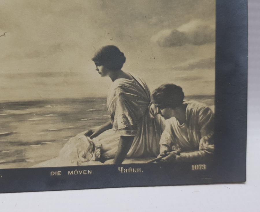 ARKASI OSMANLICA YAZILI VE PULLU OSMANLI DÖNEMİ KARTPOSTAL