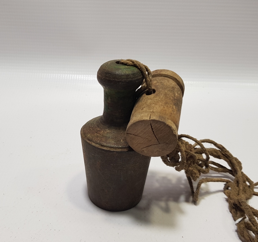 ORİJİNAL İPİ VE AHŞABIYLA OSMANLI DÖNEMİ NADİR FORMLU ŞAKÜL