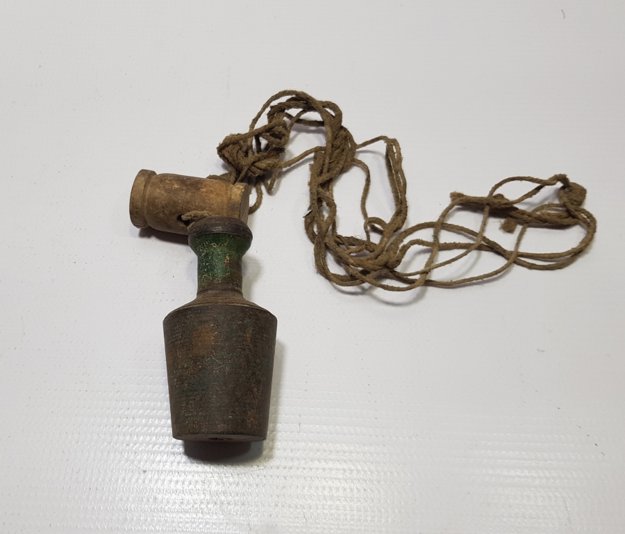 ORİJİNAL İPİ VE AHŞABIYLA OSMANLI DÖNEMİ NADİR FORMLU ŞAKÜL