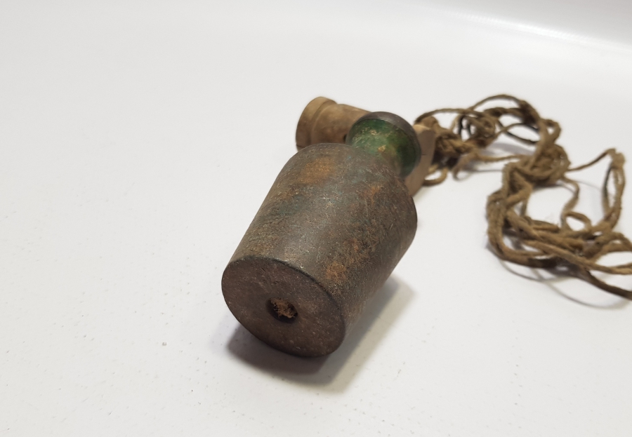 ORİJİNAL İPİ VE AHŞABIYLA OSMANLI DÖNEMİ NADİR FORMLU ŞAKÜL