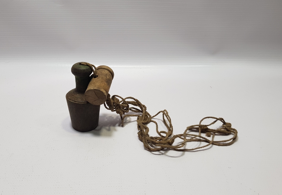 ORİJİNAL İPİ VE AHŞABIYLA OSMANLI DÖNEMİ NADİR FORMLU ŞAKÜL