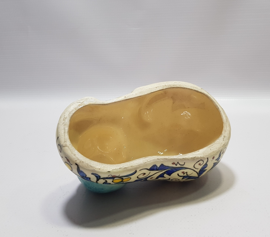 SITKI USTA İMZALI EL YAPIMI ANTİKA KÜTAHYA KEDİ FİGÜRÜ