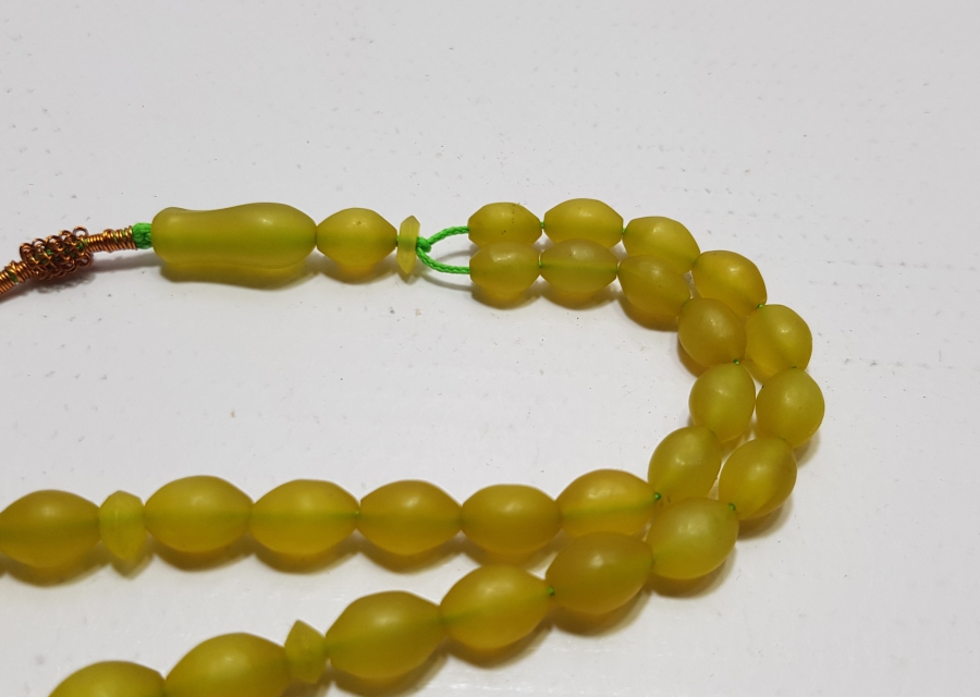 OSMANLI DÖNEMİ NADİR RENK ŞAH MAKSUT TAŞI TESPİH