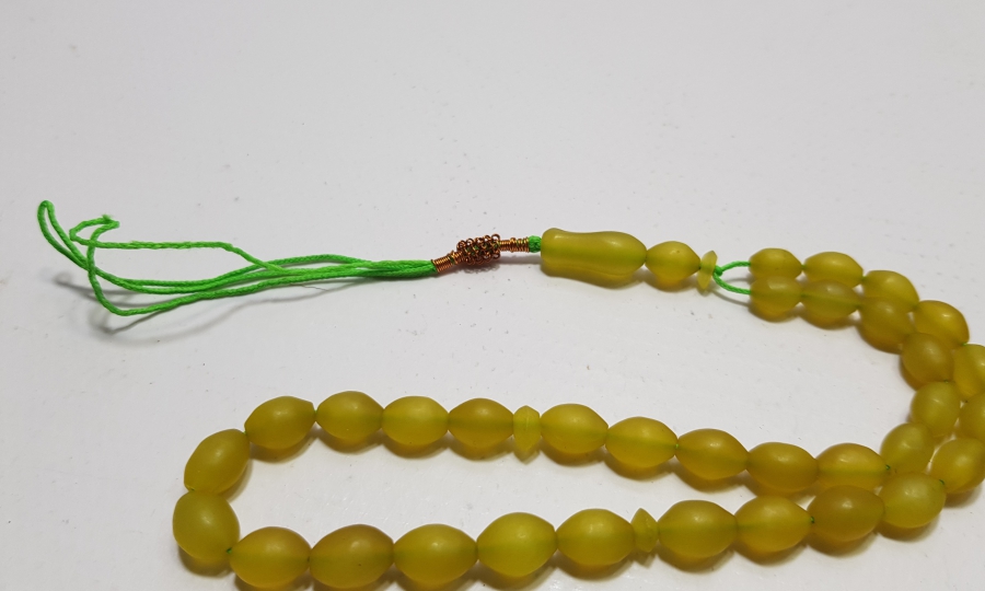 OSMANLI DÖNEMİ NADİR RENK ŞAH MAKSUT TAŞI TESPİH