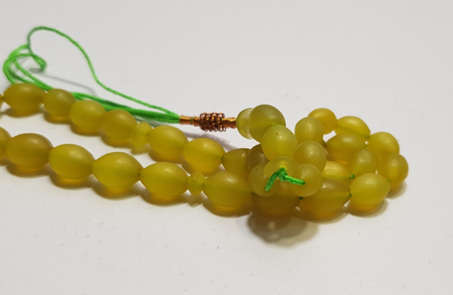 OSMANLI DÖNEMİ NADİR RENK ŞAH MAKSUT TAŞI TESPİH