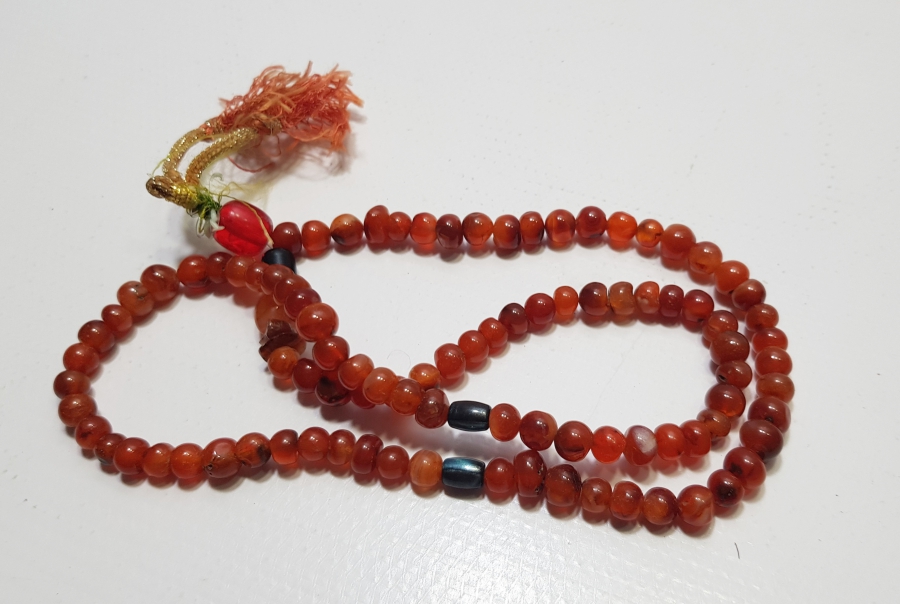 OSMANLI DÖNEMİ 99LUK AKİK TAŞI NAMAZ TESPİHİ