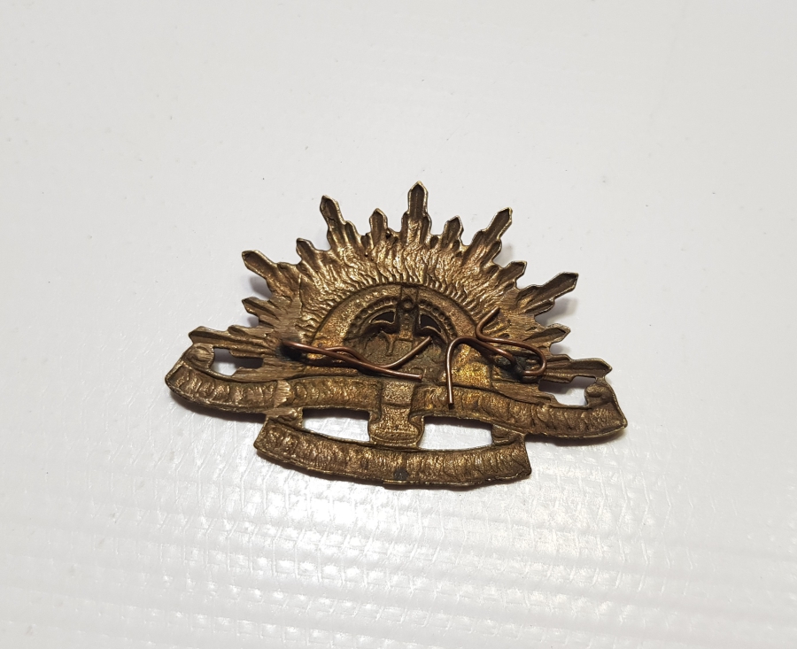 1. DÜNYA SAVAŞI DÖNEMİ NADİR ANZAK ASKERİ ŞAPKA KOKARTI