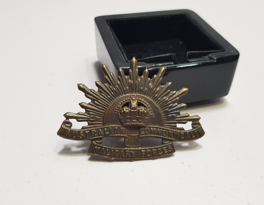 1. DÜNYA SAVAŞI DÖNEMİ NADİR ANZAK ASKERİ ŞAPKA KOKARTI