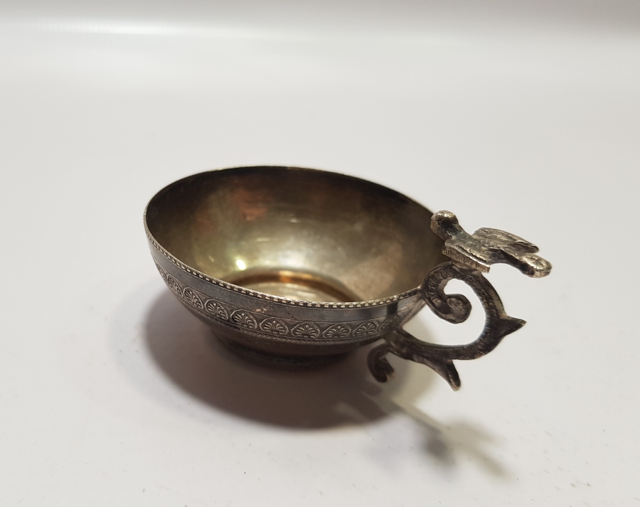 ANTİKA KUŞLU GÜMÜŞ ÇAMÇAK