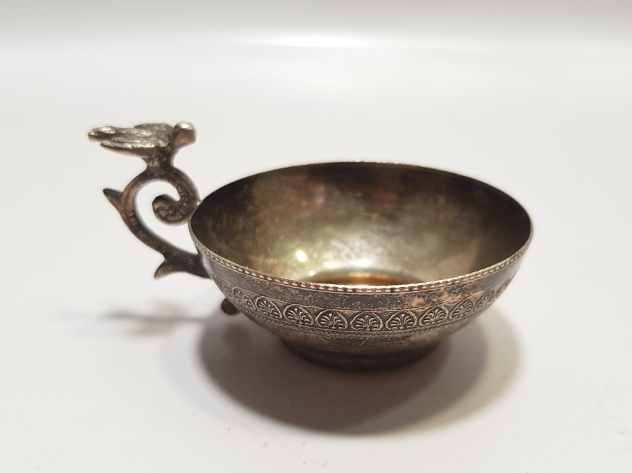 ANTİKA KUŞLU GÜMÜŞ ÇAMÇAK