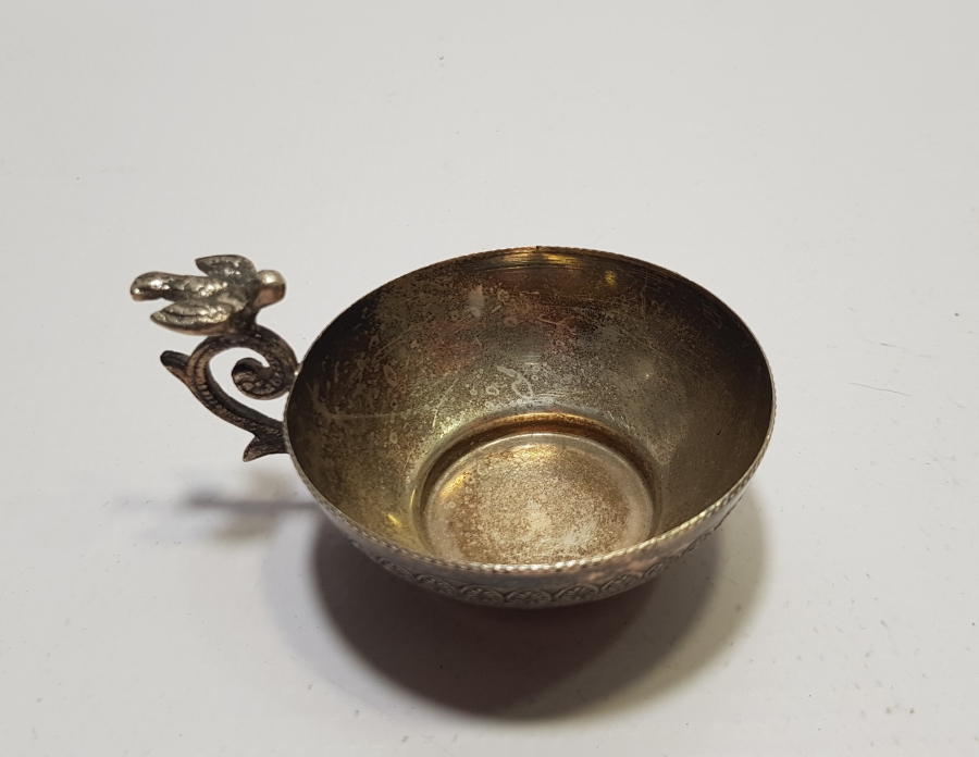 ANTİKA KUŞLU GÜMÜŞ ÇAMÇAK