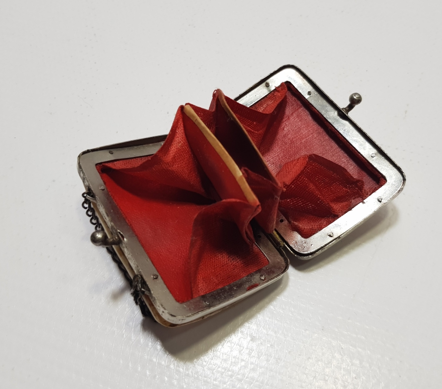 OSMANLI DÖNEMİ SEDEF ÜZERİ EL BOYAMA LEVANTEN İŞİ CÜZDAN