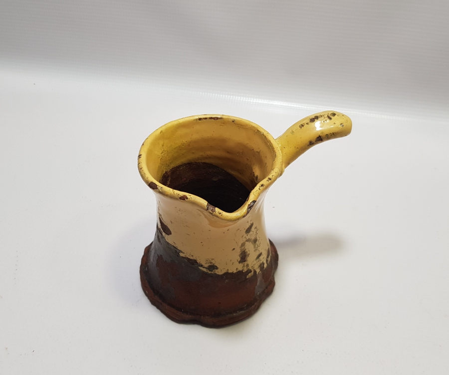 OSMANLI DÖNEMİ NADİR FORMDA ÇANAKKALE İŞİ CEZVE