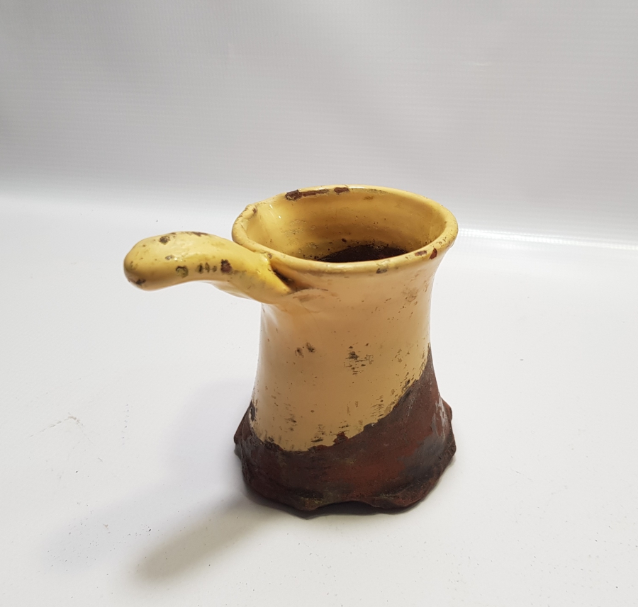 OSMANLI DÖNEMİ NADİR FORMDA ÇANAKKALE İŞİ CEZVE