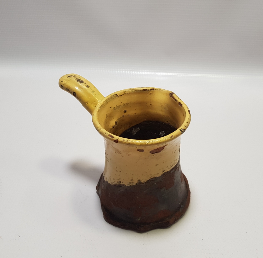 OSMANLI DÖNEMİ NADİR FORMDA ÇANAKKALE İŞİ CEZVE