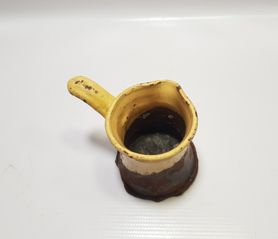 OSMANLI DÖNEMİ NADİR FORMDA ÇANAKKALE İŞİ CEZVE