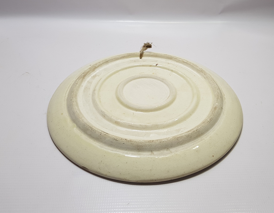 DOĞADAKİ OSMANLI SULTANI KONULU KÜTAHYA İŞİ EL BOYAMA ANTİKA DUVAR TABAĞI