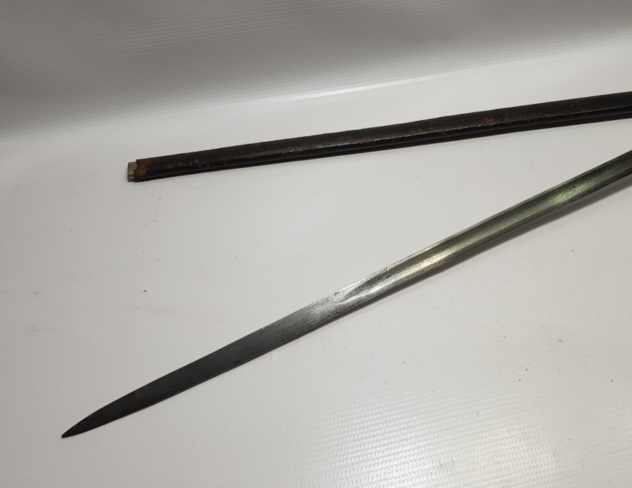 BALÇAĞI AY YILDIZLI VE OSMANLICA POLİS YAZILI İLK DÖNEM OSMANLI POLİS KILICI