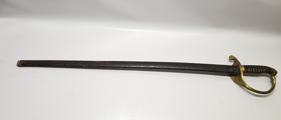 BALÇAĞI AY YILDIZLI VE OSMANLICA POLİS YAZILI İLK DÖNEM OSMANLI POLİS KILICI