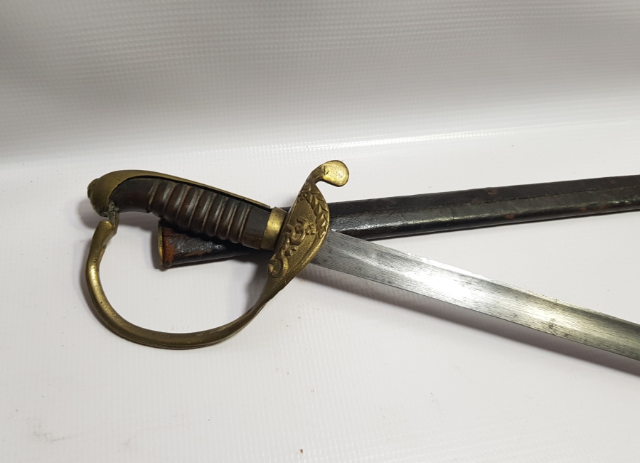 BALÇAĞI AY YILDIZLI VE OSMANLICA POLİS YAZILI İLK DÖNEM OSMANLI POLİS KILICI