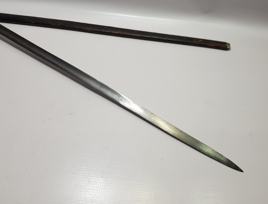 BALÇAĞI AY YILDIZLI VE OSMANLICA POLİS YAZILI İLK DÖNEM OSMANLI POLİS KILICI