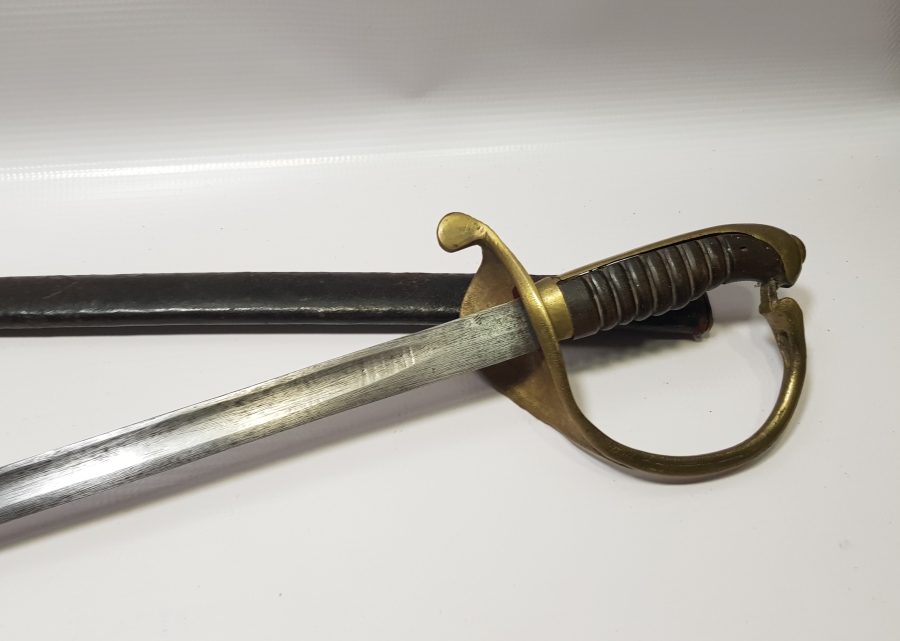 BALÇAĞI AY YILDIZLI VE OSMANLICA POLİS YAZILI İLK DÖNEM OSMANLI POLİS KILICI